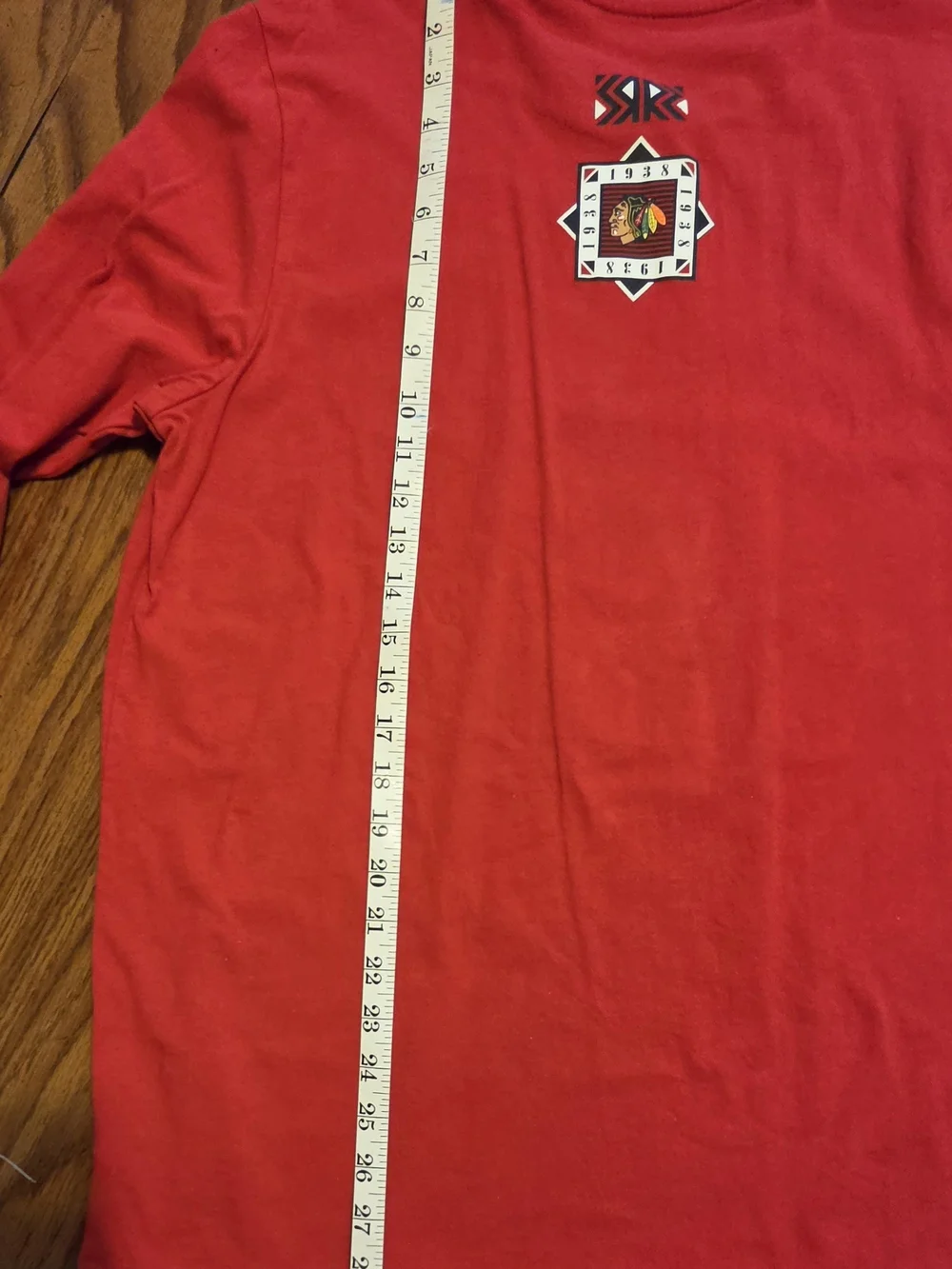 Mens adidas Chicago Blackhawks NHL Longsleeve Graphic Tee Size L